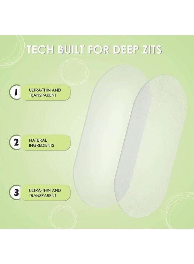 AUSLKA Large Blemish Acne Pimple Patches - 44 Strips, Hydrocolloid Spot Dots - Suitable For Larger-area Outbreaks - Image 5