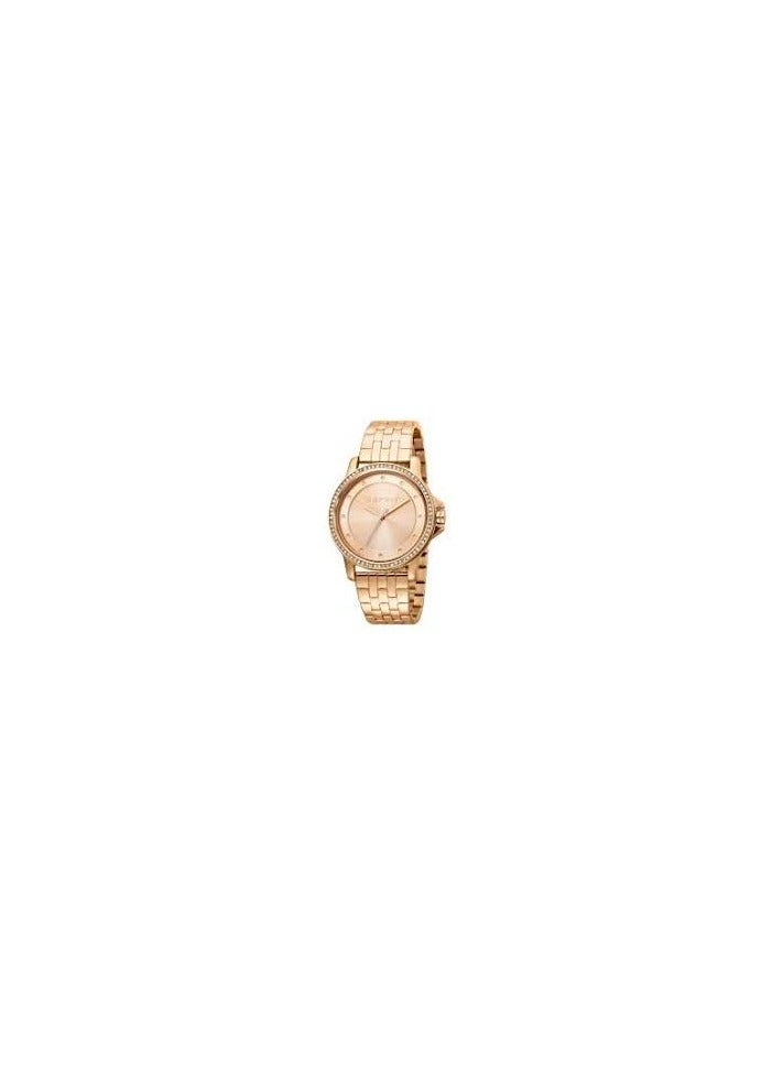 ESPRIT Watch for Women, Quartz Movement, Analog Display, Rose Gold Stainless Steel Strap-ES1L143M0085 - Image 1