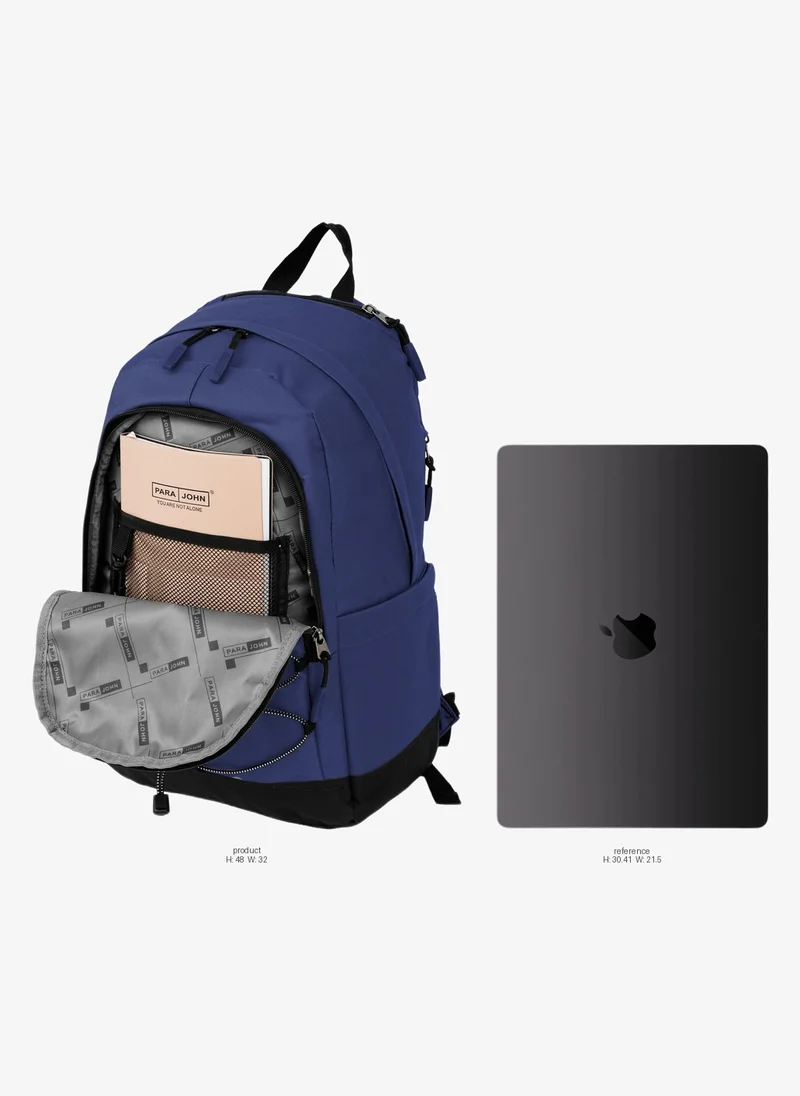 Parajohn Parajohn 19 Inch School Backpack for Boys & Girls â€“ Lightweight Water-Resistant School Bag with Spacious Compartments, Side Pockets & Comfortable Shoulder Straps-Navy Blue