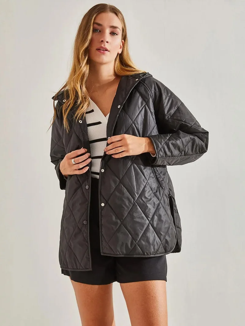 بيانكو لوتشي جاكيت مبطن بغطاء رأس من لوكسي