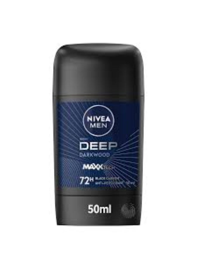 Nivea Men Deep Extreme Maxxtech 72H Black Carbon Antiperspirant Stick