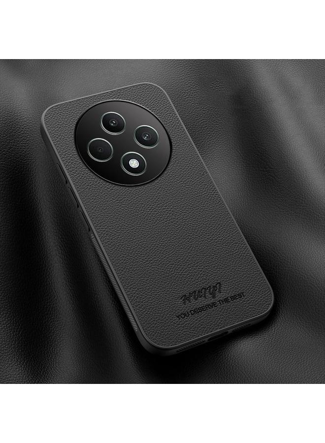 اس-توب جراب هاتف OPPO Reno12 F 5G Global HUIYI جراب هاتف جلدي مغناطيسي - Image 1