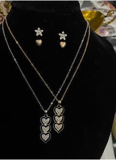 Stylish Heart Pendant Jewelry Set for Women