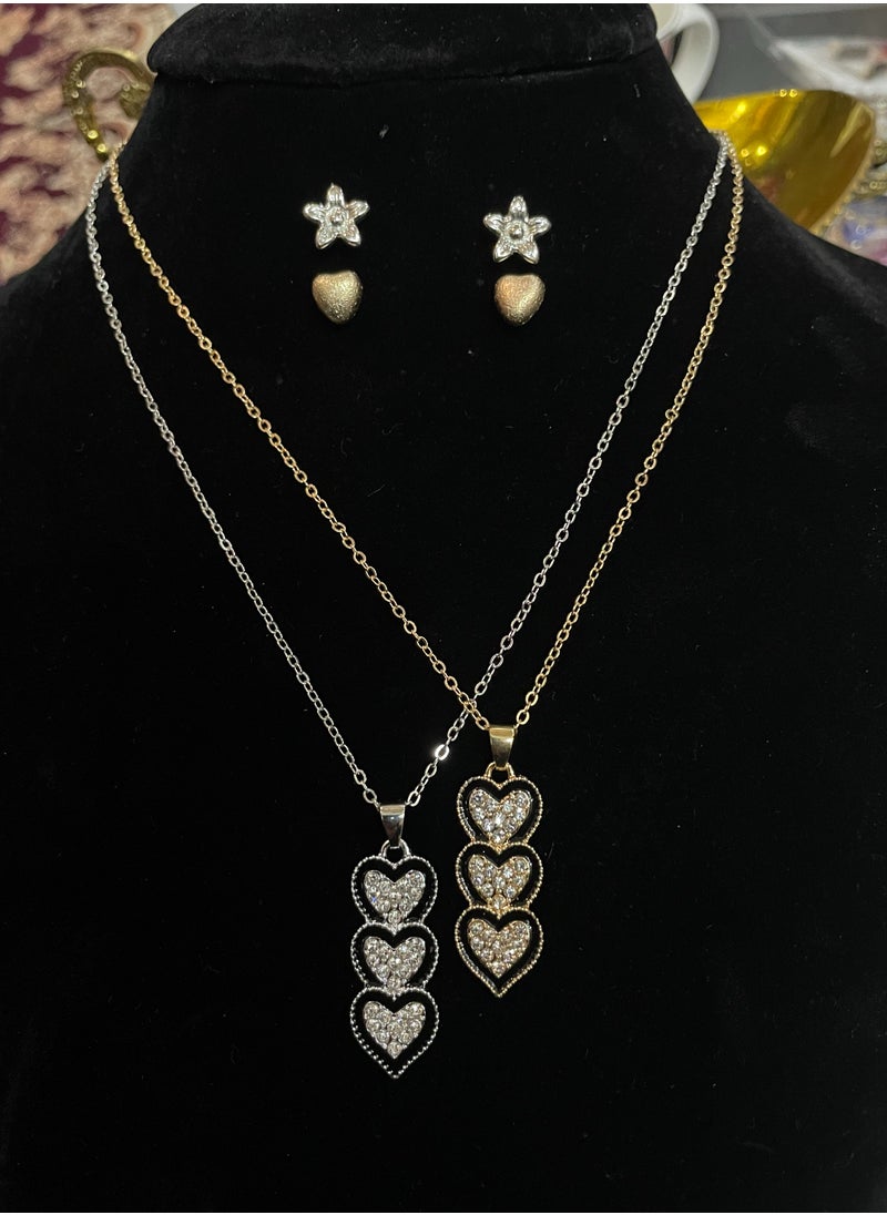 ORE - Stylish Heart Pendant Jewelry Set for Women - Image 1