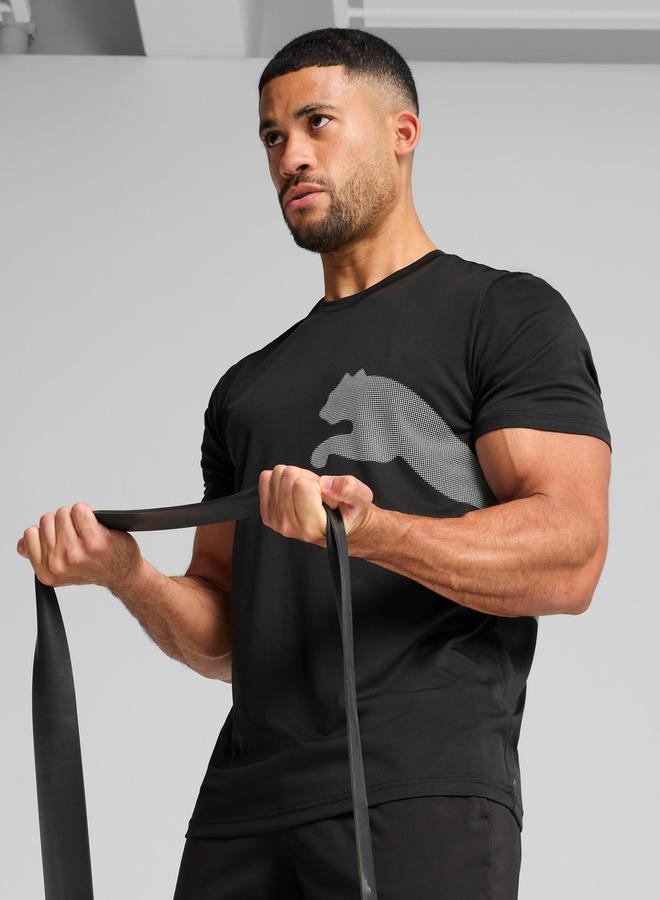 PUMA تي شيرت بأكمام قصيرة وياقة دائرية - Image 1