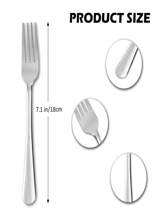 Hansmart 60 PCS Dinner Fork Set - Windsor Stainless Steel Silverware Fork 7.1 Inch with Dishwasher Safe Flatware Forks for 60,Table Forks for Home,Kitchen or Restaurant - Image 2