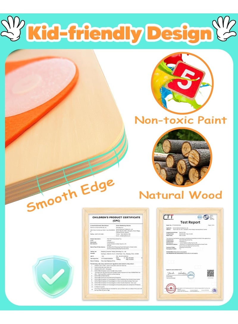 general Magnetic Color and Number Maze, Montessori Toys for 2 3 4 Year Old, Wooden Color Matching Puzzle Board, Preschool Learning Activities Educational Toys for Ages 2-4 for Girls Boys Birthday Gifts - Image 5