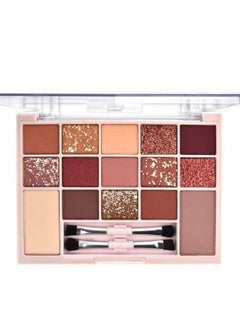 Hard Candy Eyeshadow Palette Blushful Nudes 15 Shadows Mattes & Shimmers  - Image 1