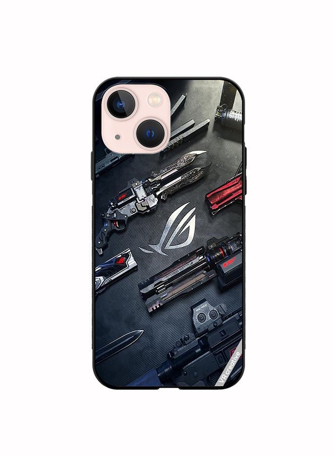 VR CREATIVE Protective Case Cover For Apple iPhone 13 Rog Asus Design Multicolour - Image 1