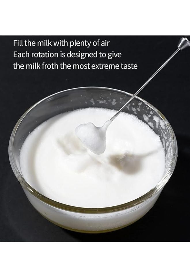 HongXin Milk Frother Machine with Handheld Milk Frother Latte Mixer, Coffee and Drink Mixer, Cappuccino Mini Frother, Ice Cream Hot Chocolate and Coffee Creamer, Egg - Image 5