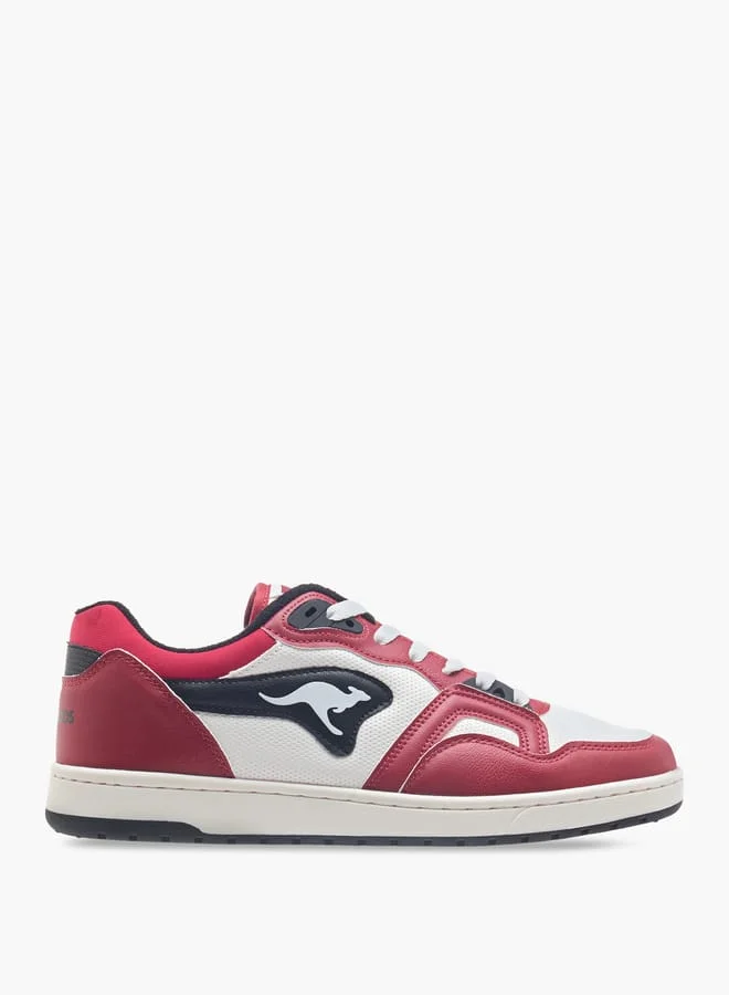 Women's Panelled Lace-Up Sports Shoes