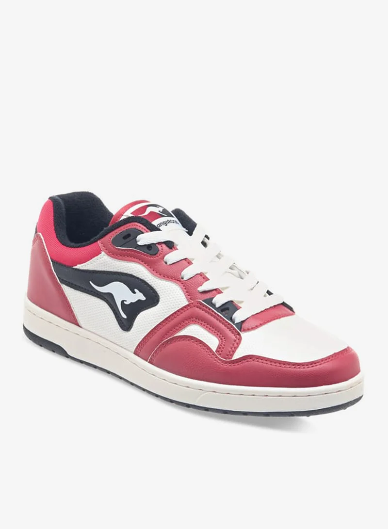kangaROOS PINK Women's Panelled Lace-Up Sports Shoes for Women | Best Price UAE