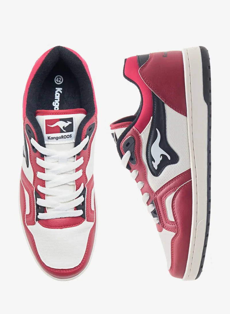 kangaROOS PINK Women's Panelled Lace-Up Sports Shoes for Women | Best Price UAE