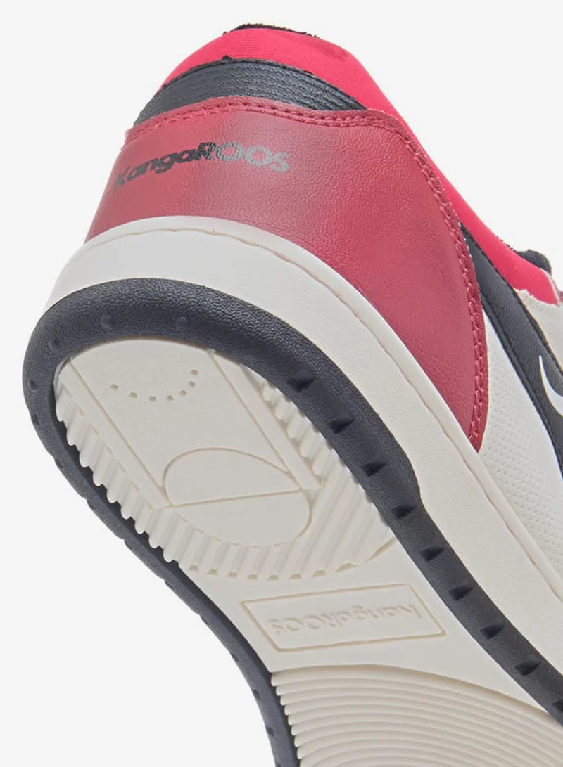 kangaROOS PINK Women's Panelled Lace-Up Sports Shoes for Women | Best Price UAE