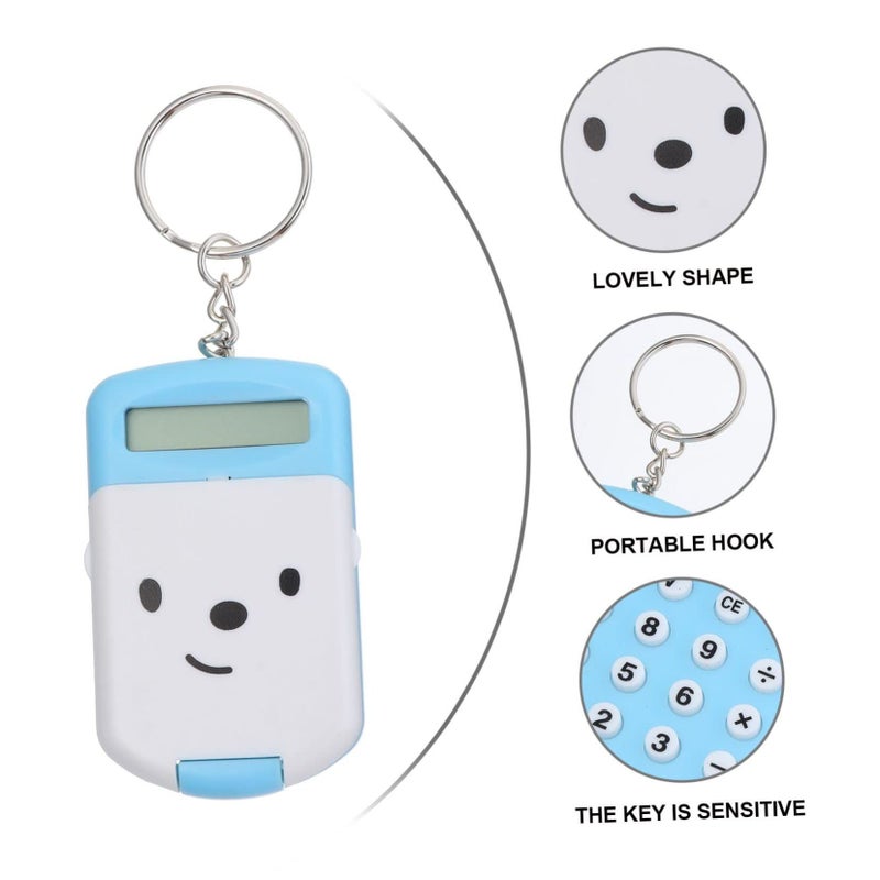 2 Pack Mini Calculator for Students Lightweight Exam Tool Cute Durable Home School Office - Image 5