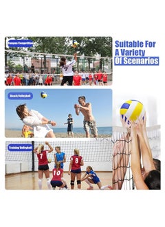 Generic 18 Panel Volleyball | Official Size Volley Ball | Size 5 PU Leather Soft Volleyball | For Indoors, Outdoors & Beaches | Professional Volleyball for Adults & Kids  - Image 5