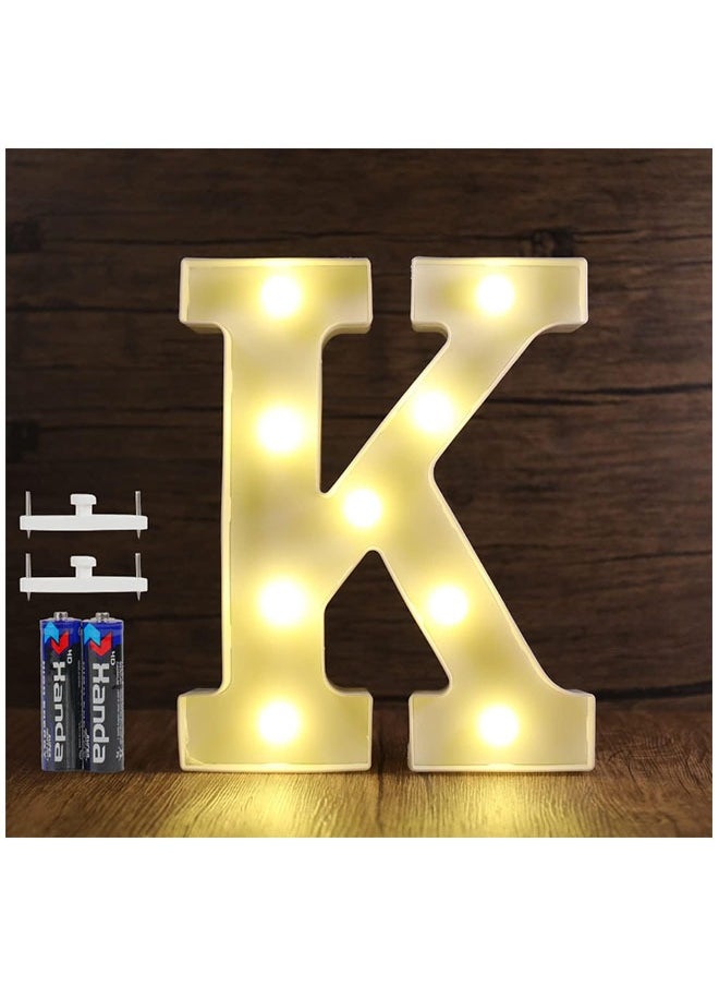 LED Letter Lights Alphabet Light Up Letters Sign Night Light for Home Bar Party Wedding Birthday Decoration Battery Powered(Letters K) - pzsku/Z73567B340E08172FD16AZ/45/_/1731997639/f26ed9c5-5b91-44fc-bff3-2037ac983db4