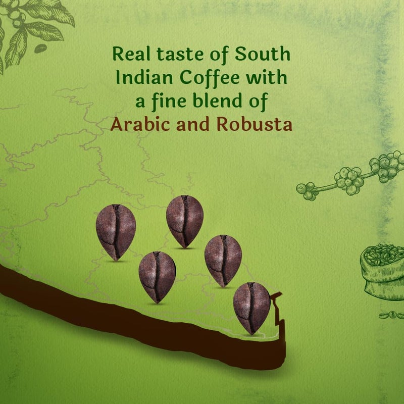 Bru Instant coffee, 100 grams pack, 3.5 oz, India - instant coffee-chicory mixture made from blends of coffee and chicory - Vegetarian - Image 4