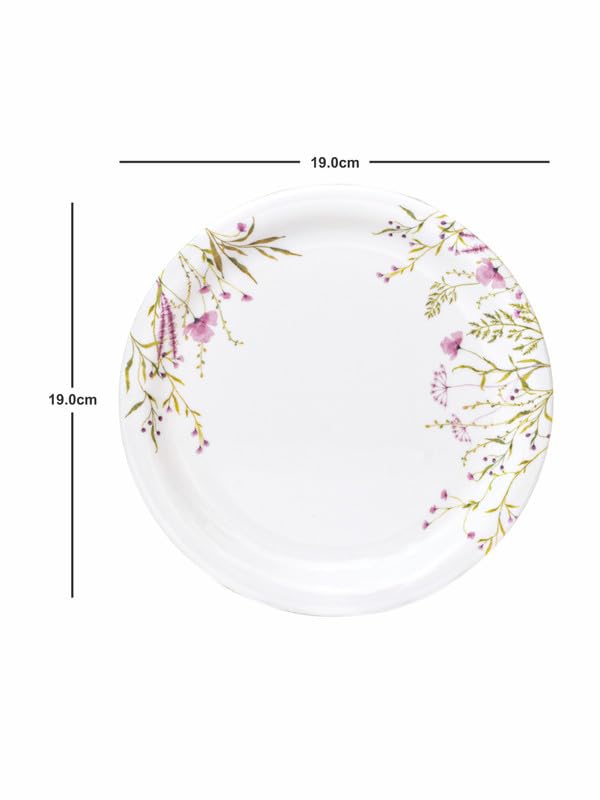 Servewell Melamine Round 6pcs Side Plate Set Wild Flower - Image 3
