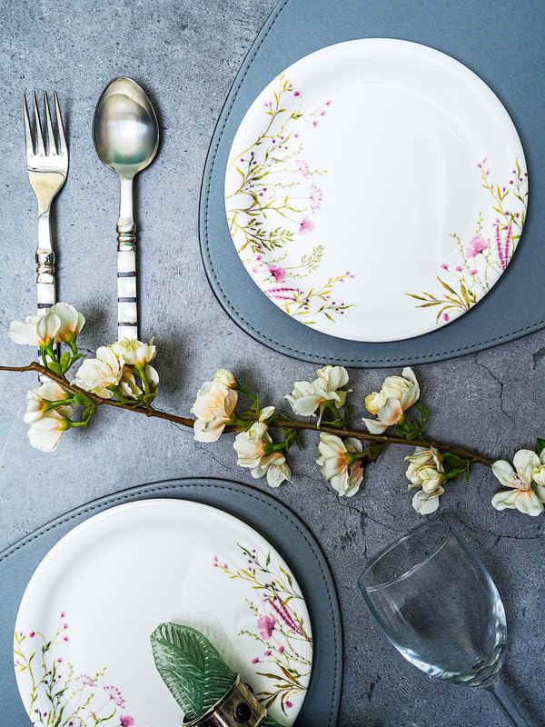 Servewell Melamine Round 6pcs Side Plate Set Wild Flower - Image 1