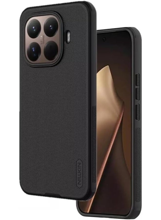 Nillkin Case Compatible with Xiaomi 15T Pro Nillkin Super Frosted Shield Pro Hard Back Soft Border PC + TPU Shock Absorb Cover Raised Bezel Camera Protect Black Color (Xiaomi 15T Pro) - Image 1