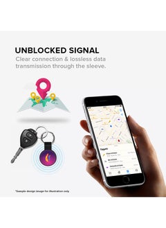 Stylizedd Airtag Case Metal Key Ring with Tough Case for Apple Airtag cover - Number Plates  - Image 5