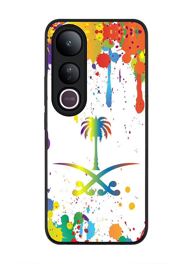 Stylizedd For vivo V50 Lite Case,Slim fit Camera Protection, Shockproof Thin Phone cover  - Colorful Saudi