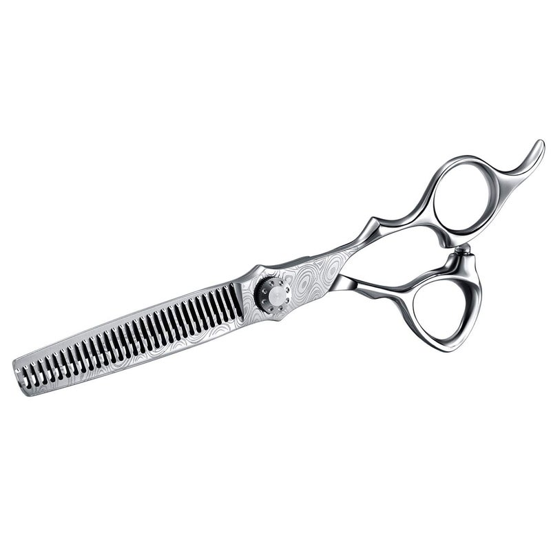 6 Inch Hair Cutting Scissor Hair Thinning Shear Salon Barber Hair Cutting Thinning Texturizing Scissors for Hairdresser Women Men Adults 440C Japanese Steel Thinning Shears