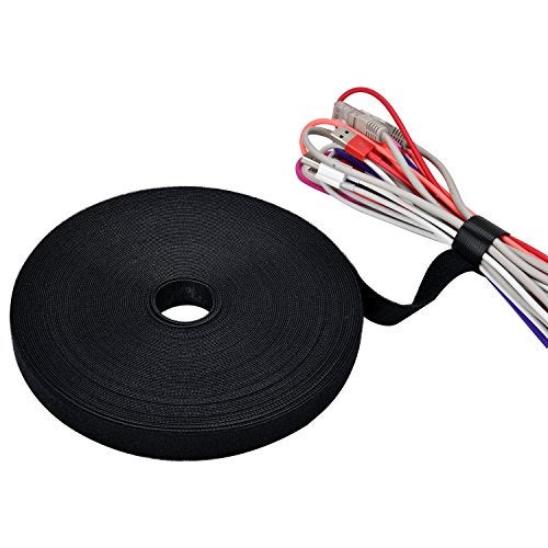 Pasow fastening tape Cable Tie Double Side Nylon Power Wire Management 3/4Inch 1 Roll Hook (25 Yards, Style 2) - Image 4