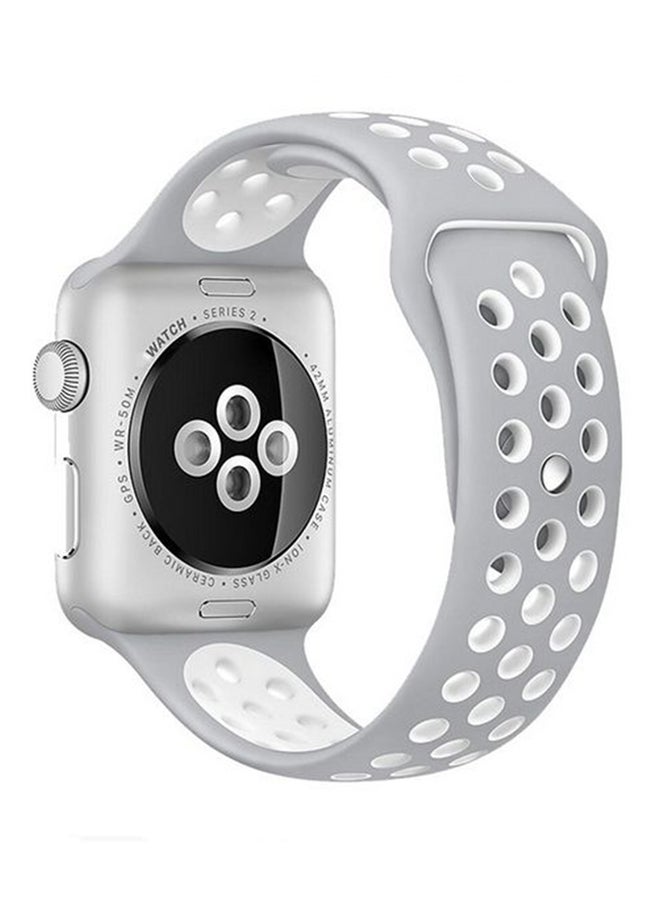 Replacement Band For Apple Watch 42mm Grey - Image 2