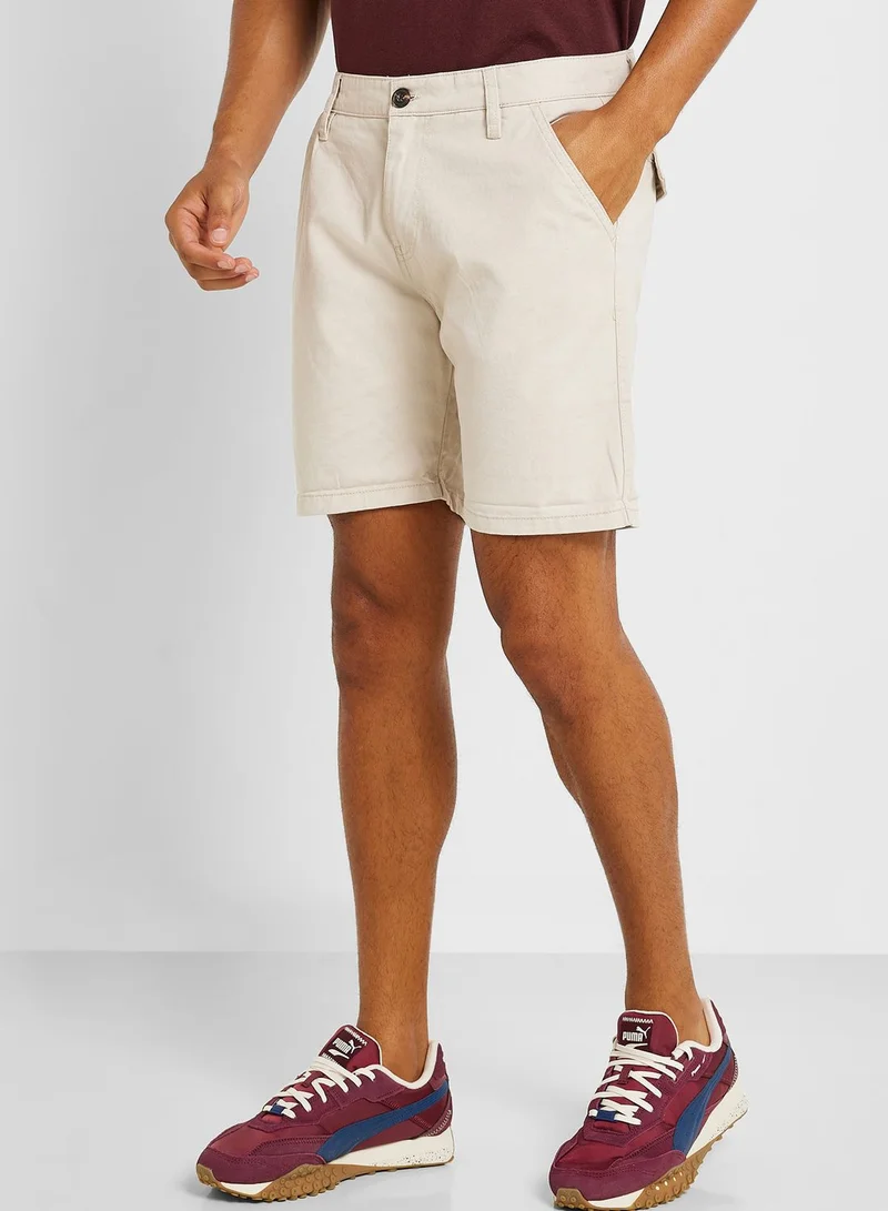 BRAVE SOUL Mens Cotton Twill Chino Short