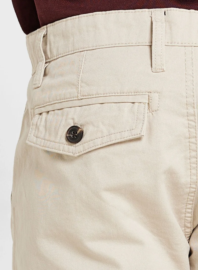 BRAVE SOUL Mens Cotton Twill Chino Short
