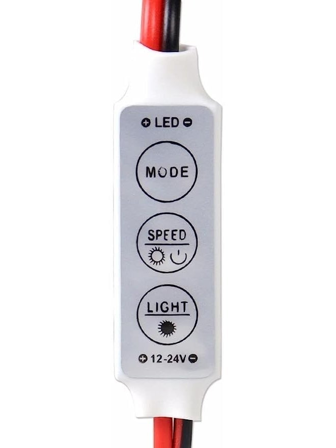 StrawHat 6 Mode & 5 Speed LED Strip Light Flasher Blinker Strip Controller (3) - Image 3