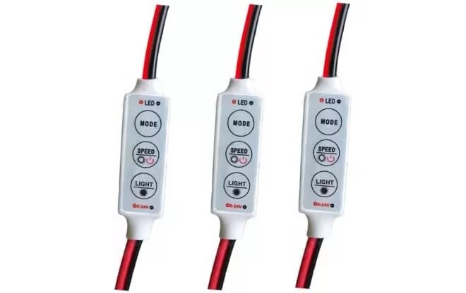 StrawHat 6 Mode & 5 Speed LED Strip Light Flasher Blinker Strip Controller (3) - Image 1