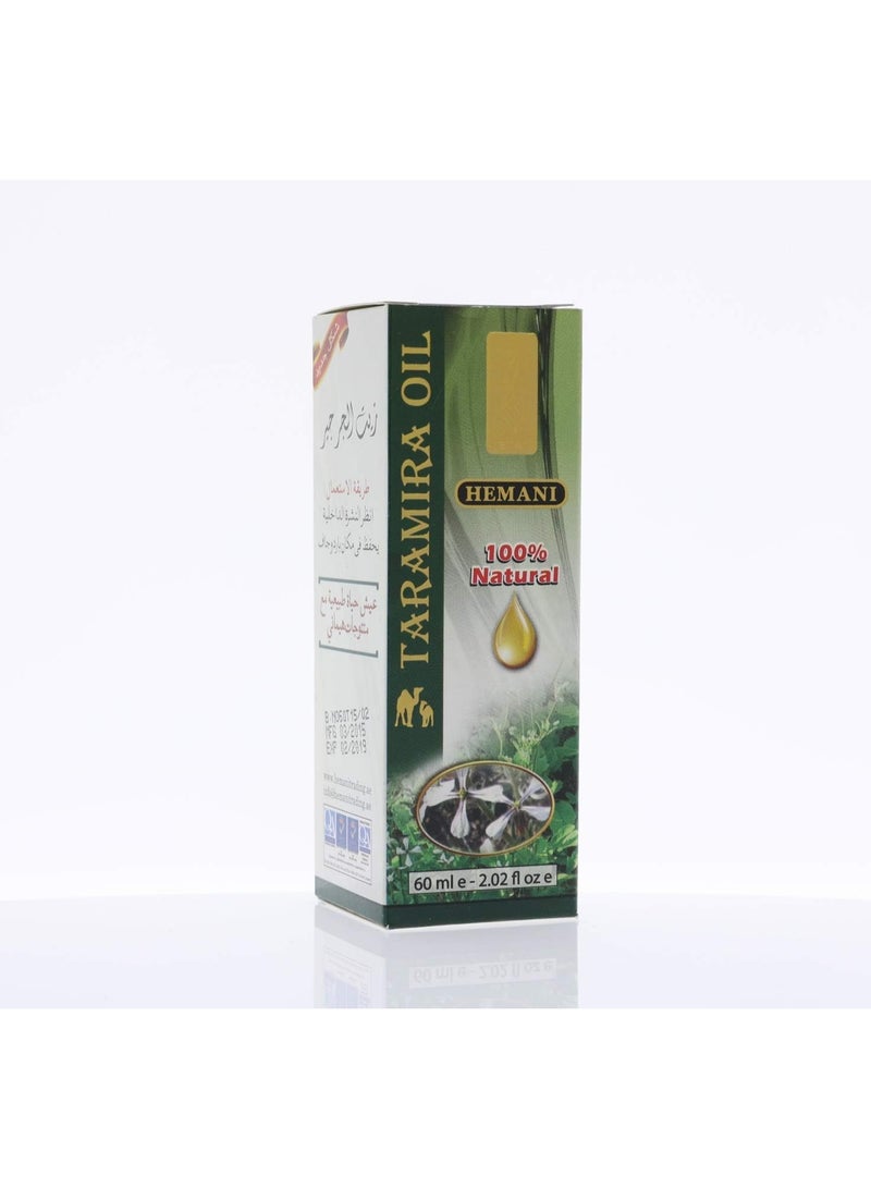 Hemani Taramira Oil 60ml | 100% Natural Oil for Hair Fall Control, Dandruff Treatment, Scalp Nourishment & Hair Strength - Image 1