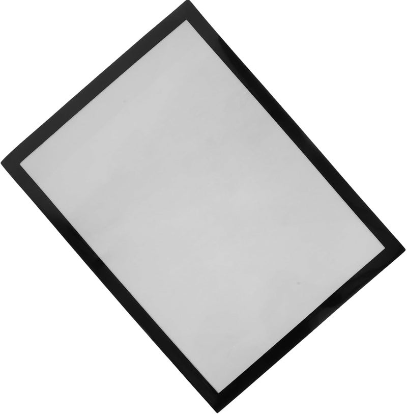 Magnetic Picture Frame for Refrigerator 35x25cm Canvas Frame Self-adhesive Decor Black Glossy Film for Collage Wall Display - Image 1