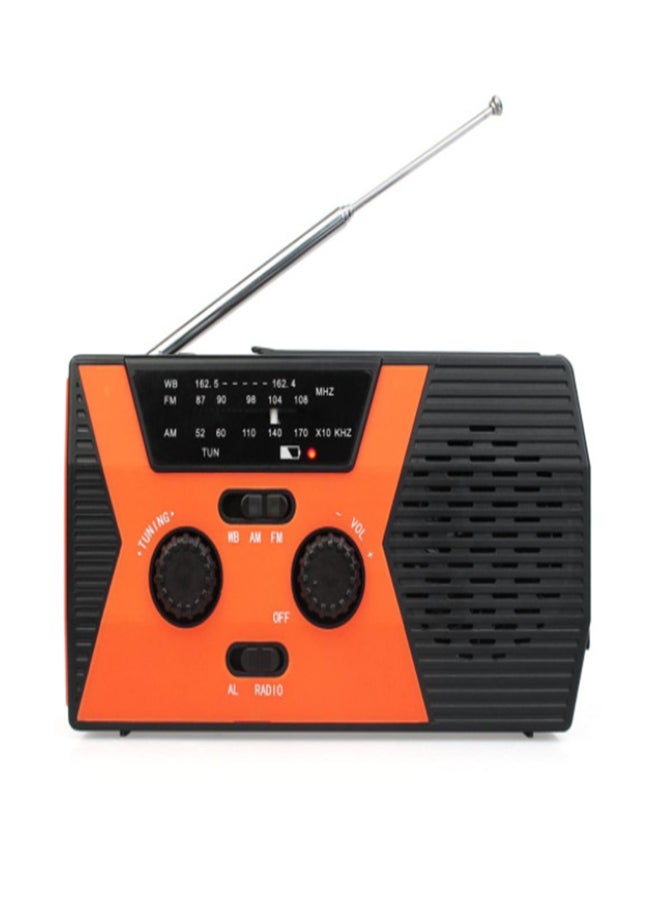 AM/FM & NOAA Emergency Radio Hand Crank Radio with Flashlight for SOS Emergency Portable Solar Radios Self Powered AM/FM Radio with 2000mAh Power Bank Cell Phone Charger USB Rechargeable Great - Image 1