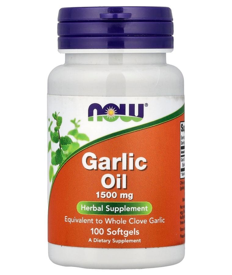now Garlic Oil 1500 mg 100 Softgels