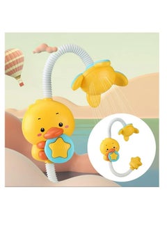 MUMS PLANET Baby Bath Toys Electric Duck Water Pump with Hand Shower Sprinkler for Kids, Bathtub Shower Toy Game for Boys Girls, Kids Toys For Bath T  - Image 5