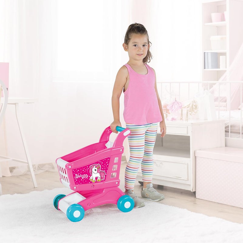 Dolu Unicorn Shopping Cart (40 * 30 * 48 CM) - For Ages 2+ Years Old - Multicolored - Image 3
