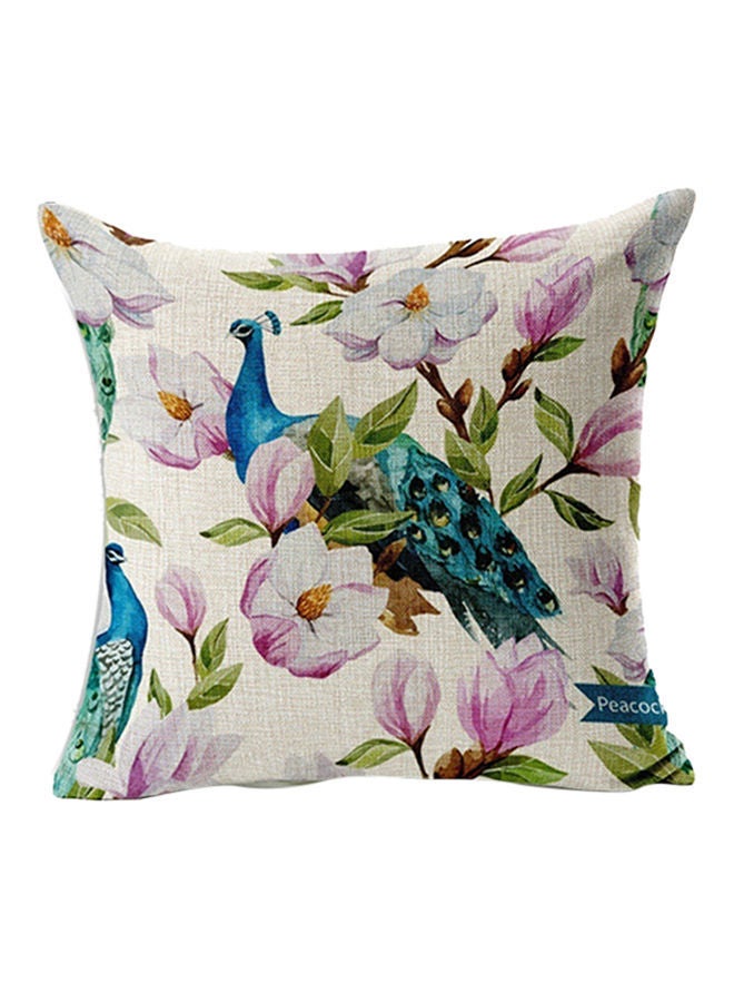نيبمينينت غطاء وسادة مطبوع عليه طائر متعدد الألوان 45x45سنتيمتر