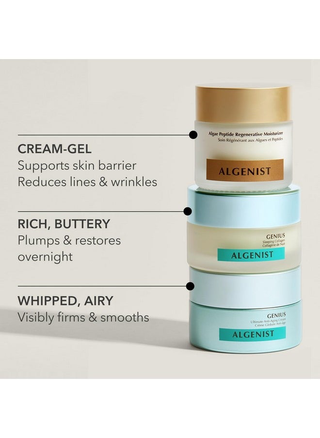 Algenist Algenist GENIUS Ultimate Anti-Aging Face Cream - Restoring Collagen Cream to Smooth, Brighten + Help Improve Skin's Radiance - Formulated with Patented Alguronic Acid and Microalgae Oil (1oz)  - Image 4