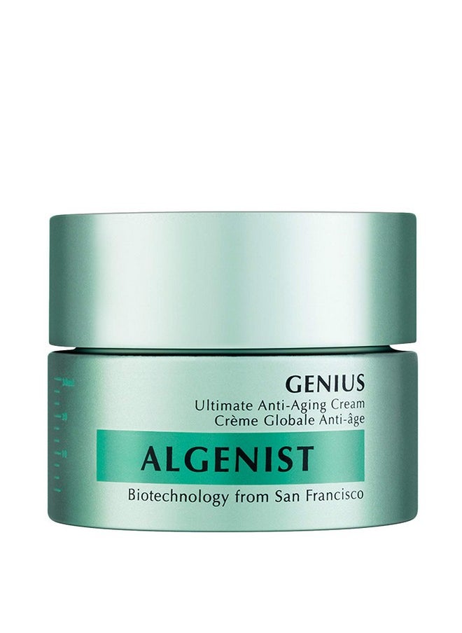 Algenist Algenist GENIUS Ultimate Anti-Aging Face Cream - Restoring Collagen Cream to Smooth, Brighten + Help Improve Skin's Radiance - Formulated with Patented Alguronic Acid and Microalgae Oil (1oz)  - Image 1