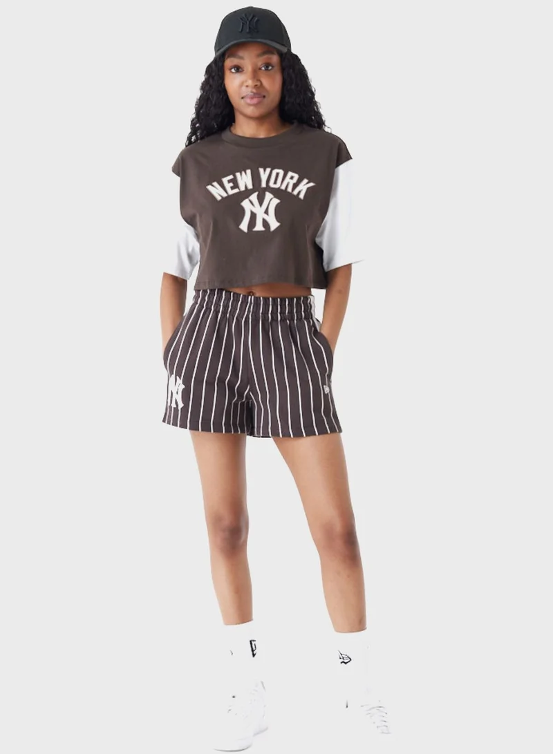 NEW ERA New York Yankees Mlb Cropped T-Shirt