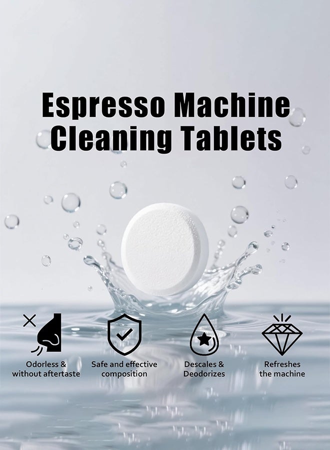 Maebho Coffee Machine Cleaner Tablets - 24 Pack Descaling & Deep Cleaning for Keurig, Nespresso, Espresso & Drip Coffee Makers, Remove Limescale, Oil & Residue, Food Safe & Non Toxic - Image 2