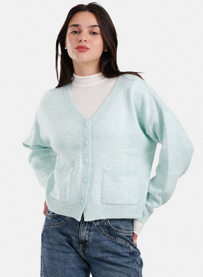 Carina Classic Button-Down Cardigan - Image 1