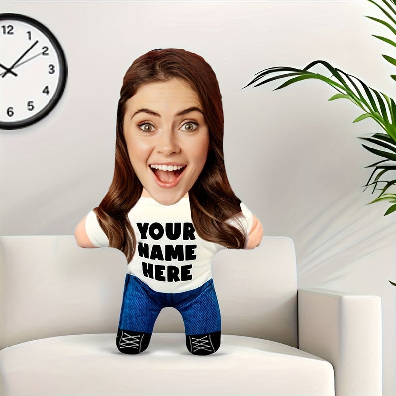 Personalized Double Sided Shaped Pillow 15cm Custom Photo Text - Image 5