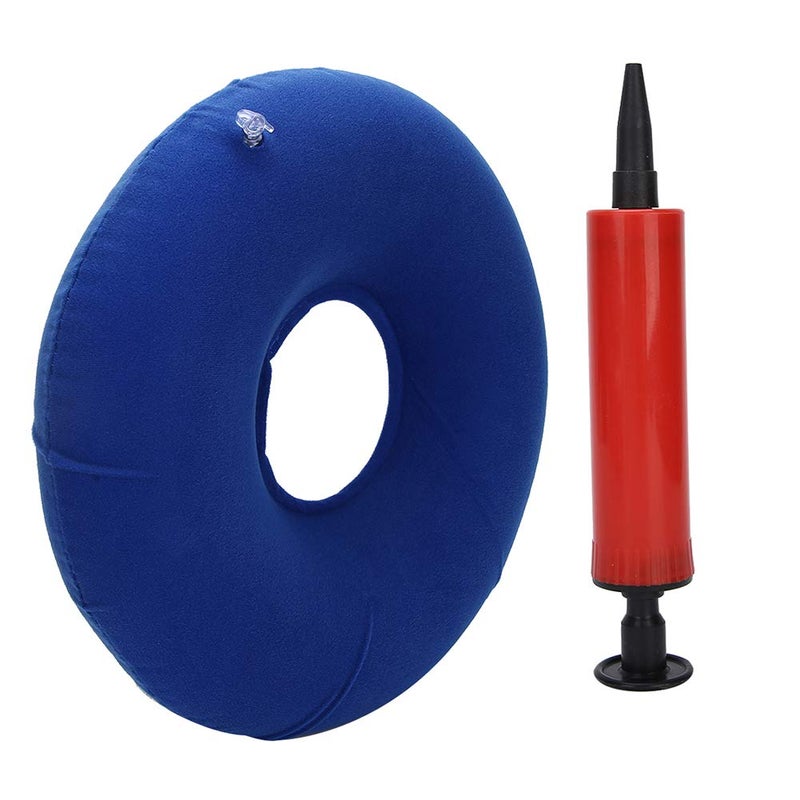 klarako Inflatable Cushions Donut Tailbone Pillow Anti-Bedsore Cushion Round Shape Breathable Inflatable Cushion for Bedridden Patient - Image 1
