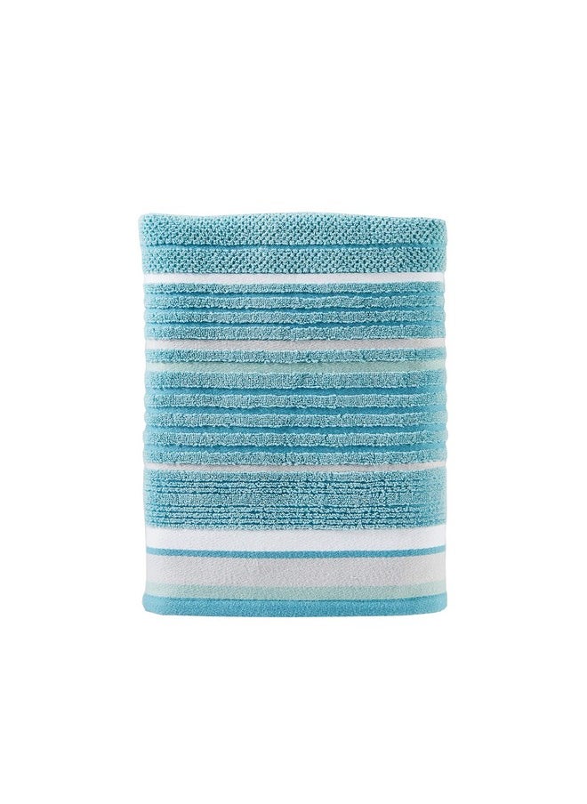 By Saturday Knight Ltd. Seabrook Stripe Bath Towel, Teal - pzsku/Z73580BE5DED5C009EB1BZ/45/_/1733731360/3b0f1569-4dab-41d9-aa18-84ac225d4d68