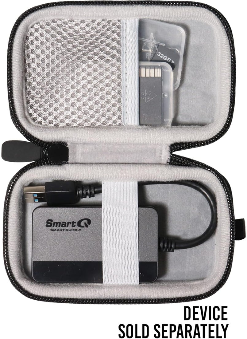 Alltravel Alltravel Palm Size organizing Case for SD Card Reader and Memory Cards Compatible with Apple Lightning to SD Card Camera Reader SmartQ C368 C307 UGREEN Uni Beikell Oyuiasle SUNTRSI and etcs  - Image 3